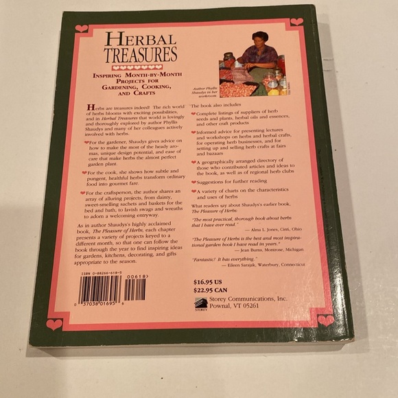 “Herbal Treasures,” oversized paperback - Picture 2 of 2